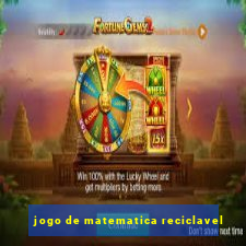 jogo de matematica reciclavel